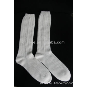 qualitied pure cashmere knitted socks stocking